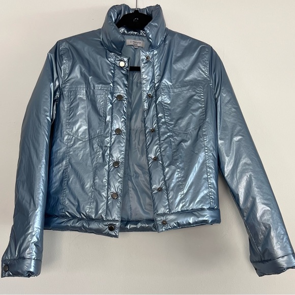 J. Society Society Metallic Jacket in Slate. - Picture 7 of 7